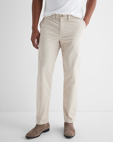 Straight Fit Hyper Stretch Cotton Chino Jeans