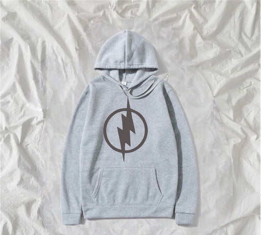 The Flash Printed Fleece Full Sleeves Pull Over Hoodie For Men