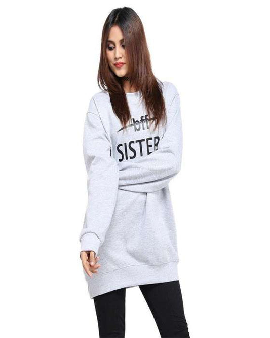 White sister sweat shirt For and Women