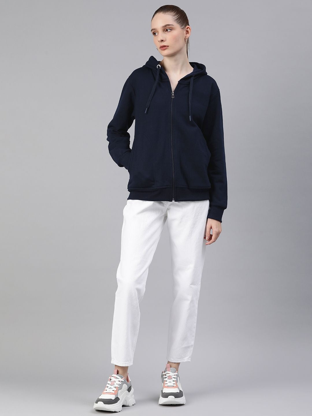 Hooded Longline Sweatshirt — Oversized Longline Hoodie for Men & Women | DENIMS Pakistan