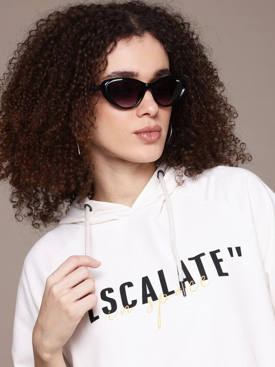 STREETPULSE Lifestyle Printed Hooded White Hoodie – Premium Cotton Fleece for Men & Women in Pakistan