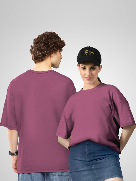 Unisex Twistform Twinny Zone Pack of 2 Solid Cotton Oversized T-Shirts – Premium Casual Wear in Pakistan | DENIMS