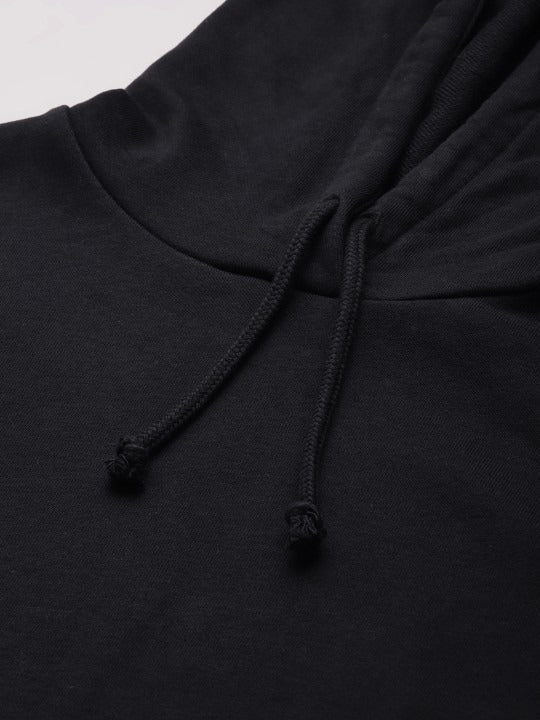 Women Black Hooded Sweatshirt — Classic Black Hoodie for Women | DENIMS Pakistan