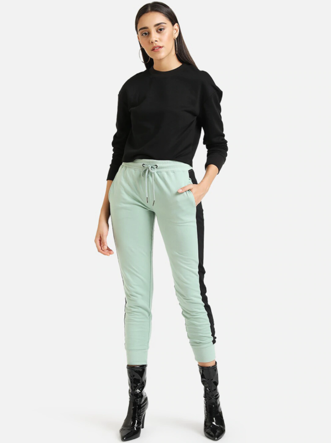 HB INDUSTRIES Kazo Women Black Solid Sweatshirt