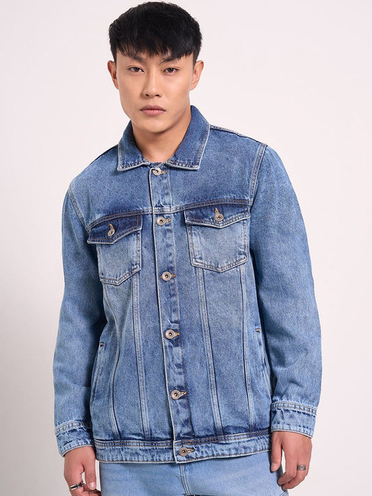 Men’s Long Sleeves Woven Jacket – Lightweight Outerwear by DENIMS Pakistan