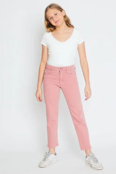Unique Ultra High Rise Straight Kid Girls Jeans