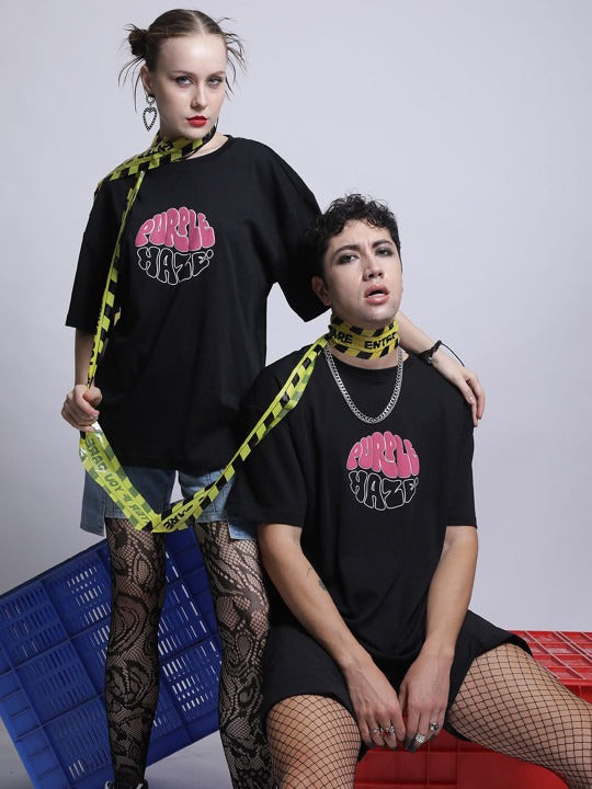 Men Typography Printed Round Neck Cotton T-shirt – Casual & Stylish Outfit for Pakistan | DENIMS