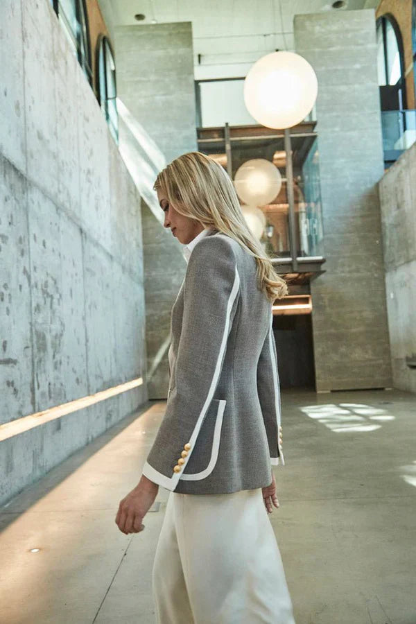 Ace One-Buttoned Camel Blazer for Women