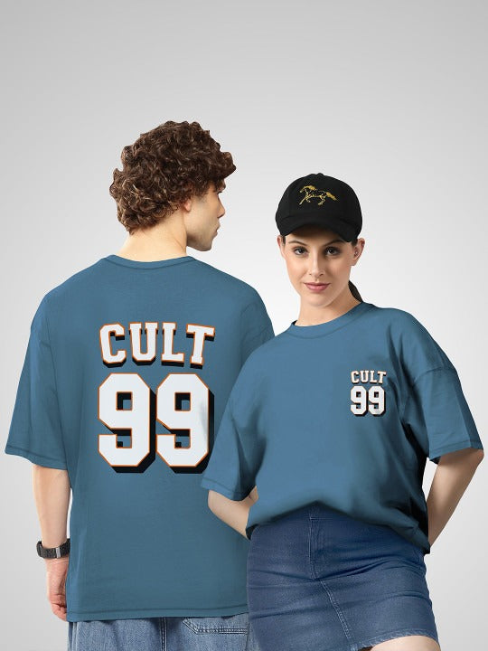 Unisex Twistform Twinny Zone Pack Of 2 Cult99 Printed Cotton Oversized T-shirts – Trendy Streetwear in Pakistan | DENIMS