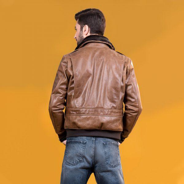 Ace Aviator Genuine Men's Leather Jacket