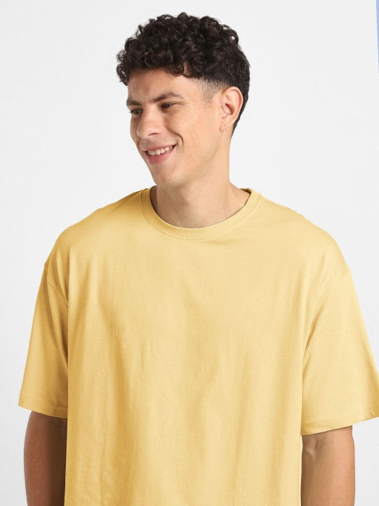 Round Neck Cotton Oversized T-Shirt for Men in Pakistan | DENIMS