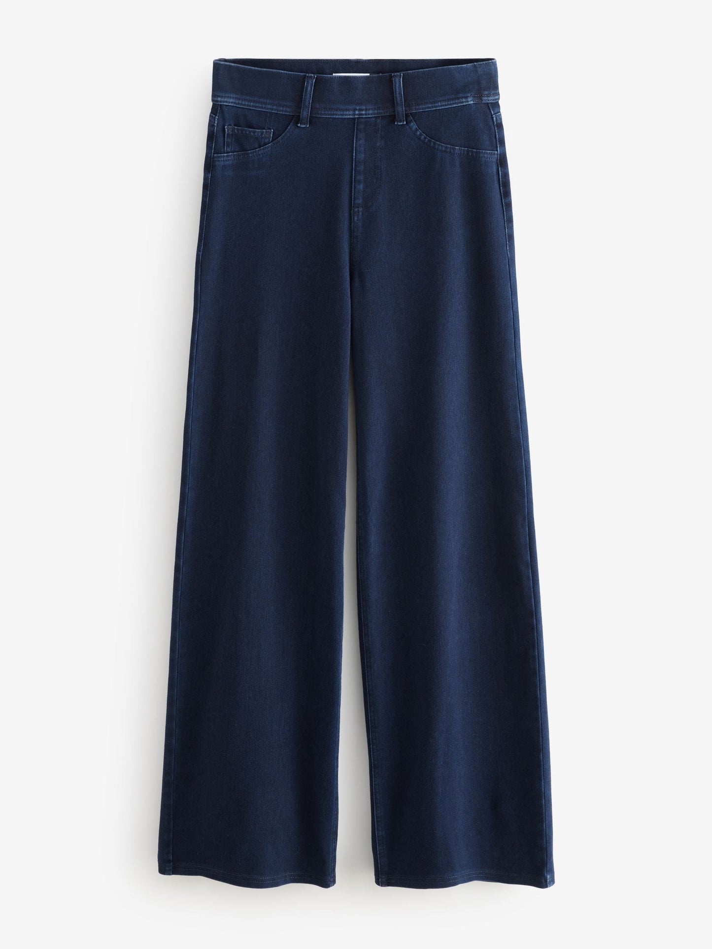 Women River Island Blue High Waisted Pocket Front Wide Leg Jeans – Stylish Denim Pants for Pakistan