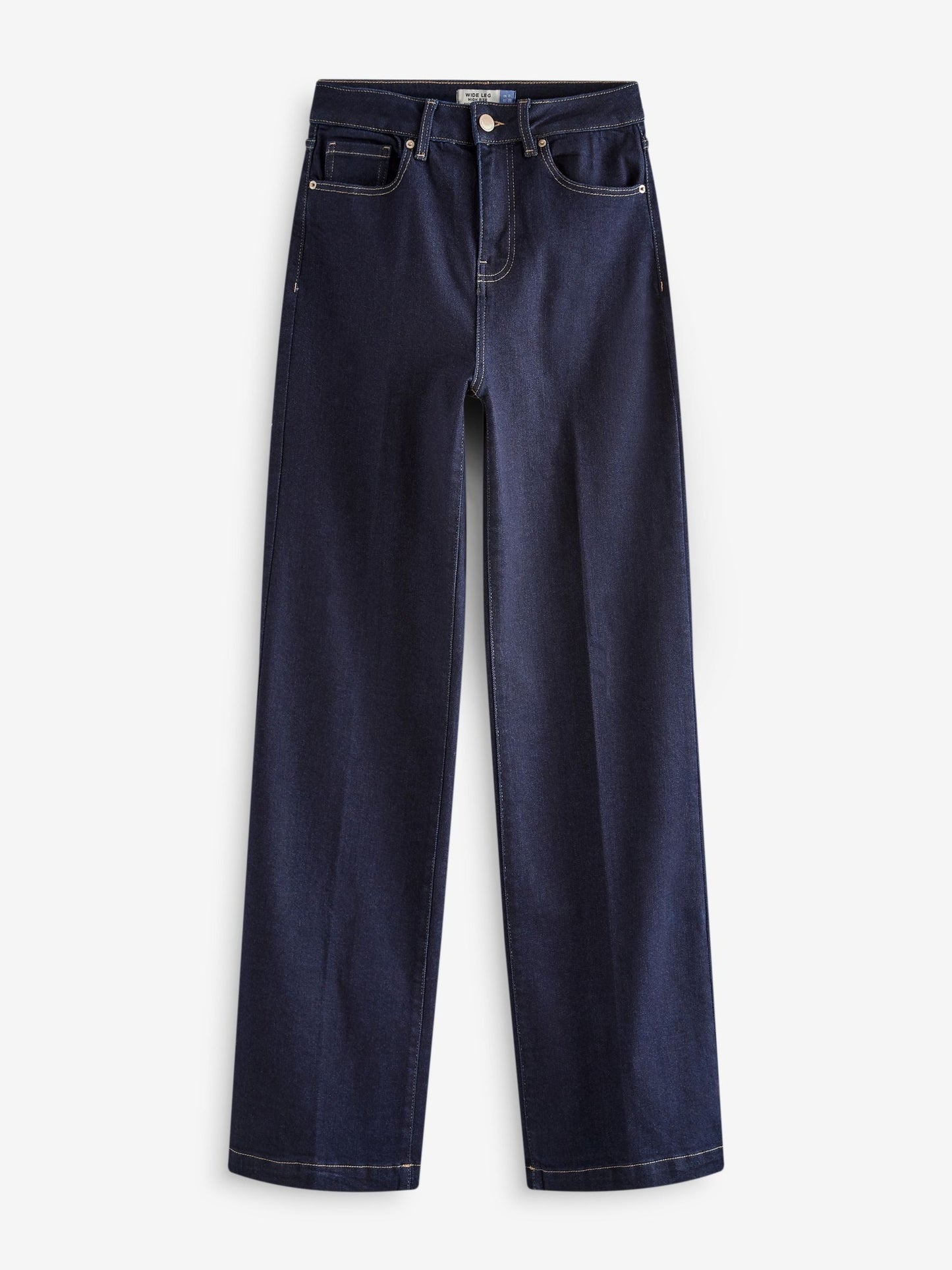 Women Rinse Hourglass Wide Leg Jeans – Trendy High-Waisted Cotton Denim for Pakistan | DENIMS