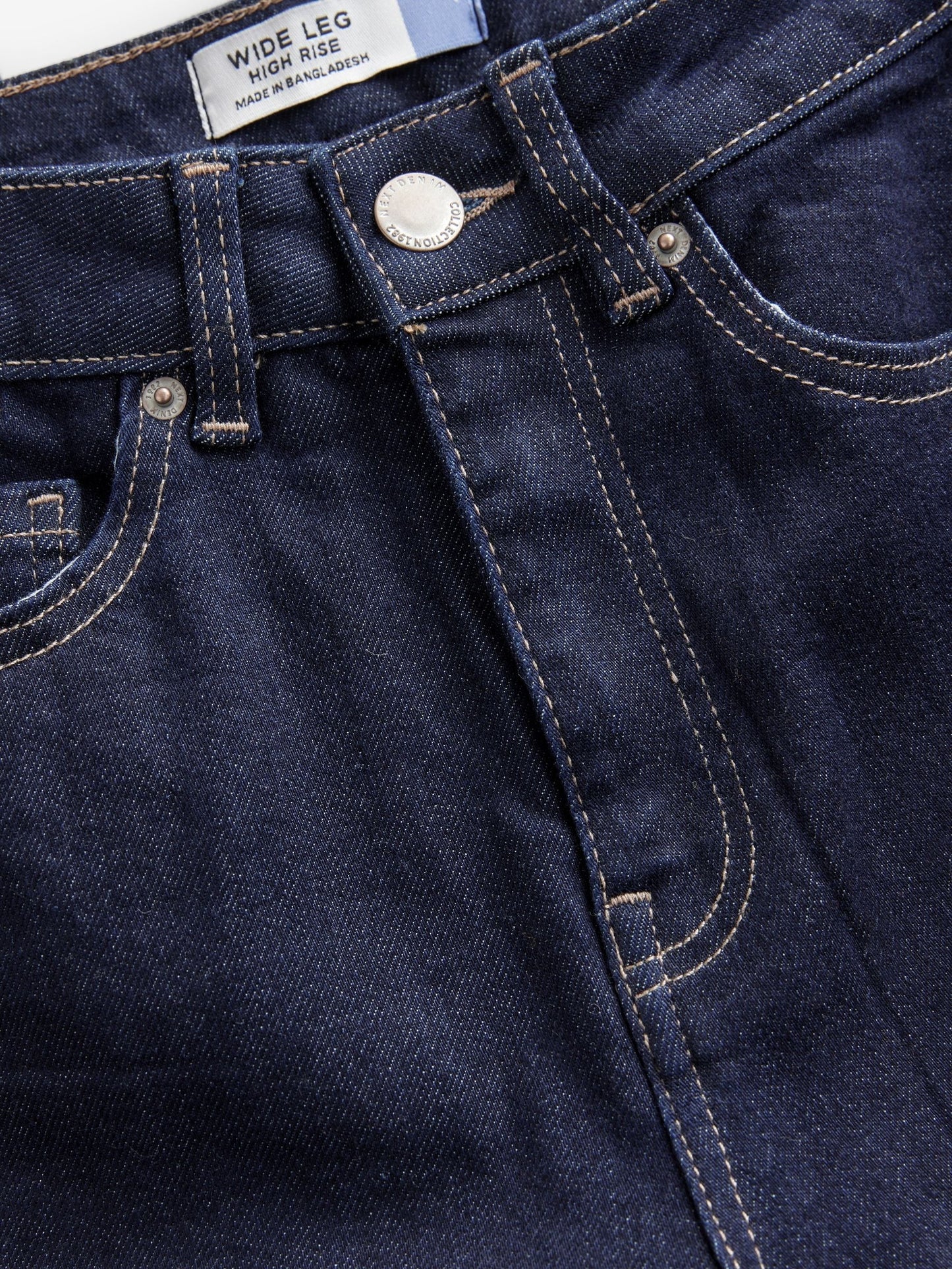 Women Rinse Hourglass Wide Leg Jeans – Trendy High-Waisted Cotton Denim for Pakistan | DENIMS