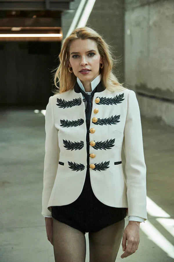 Ace Love Ecru Women Blazer