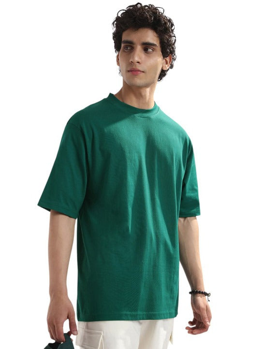 Oversized Solid Pure Cotton T-Shirt for Men in Pakistan | DENIMS