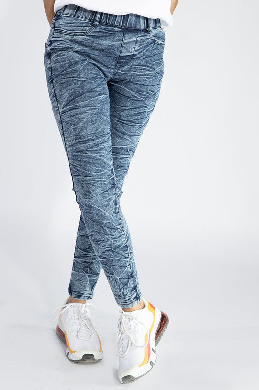 Mid Wash Stretchy Jeggings
