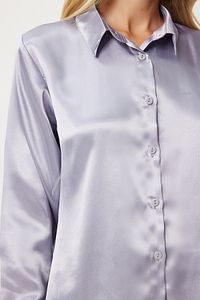 Grey Women’s Silk Shirt – Light & Flowing Elegance