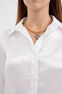 White Light Flowing Silk Shirt – Effortless Elegance