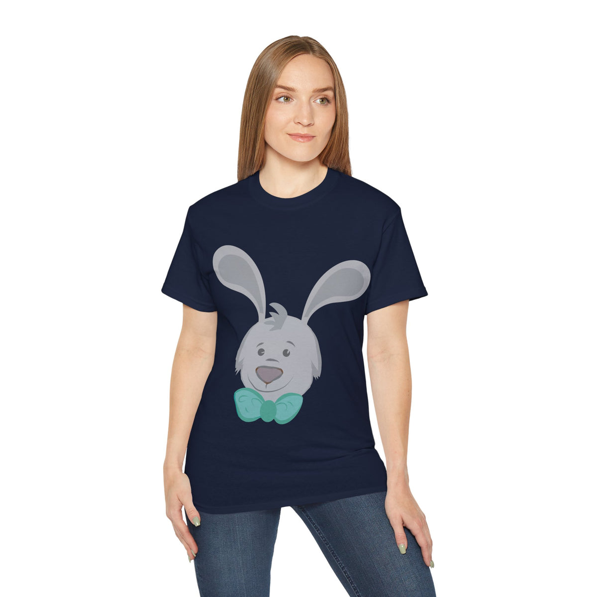 Rabbit Printed Women's Half Sleeve T-Shirt