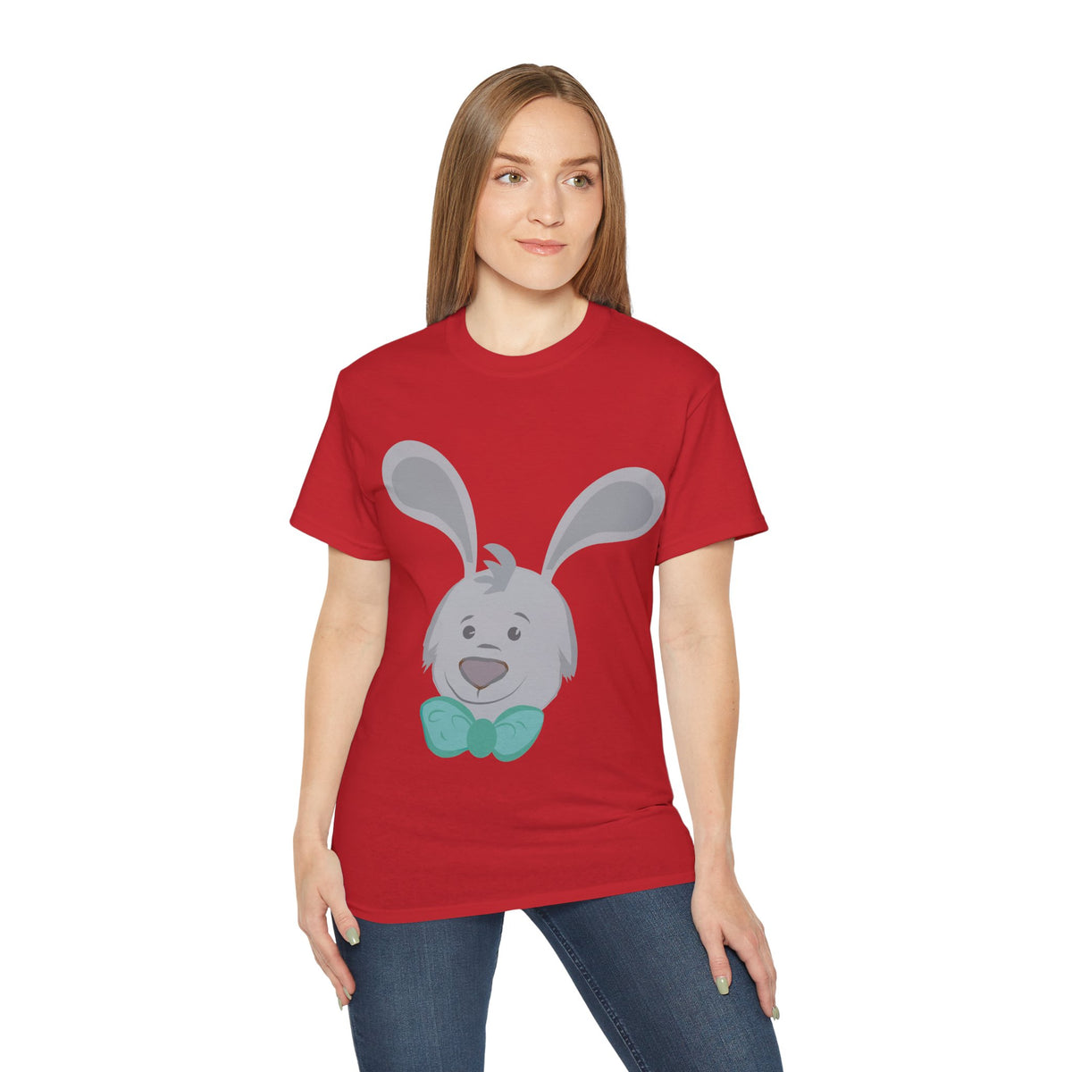 Rabbit Printed Women's Half Sleeve T-Shirt