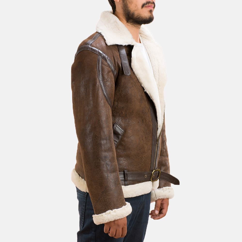 Ace Double Face Shearling Leather Jacket
