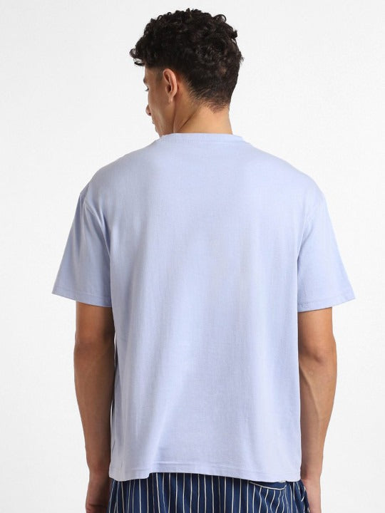 Round Neck Short Sleeves Oversized Cotton T-Shirt for Men & Women in Pakistan | DENIMS