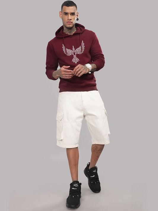 Men Printed Cotton Hooded Sweatshirt – Stylish & Comfortable Hoodie in Pakistan