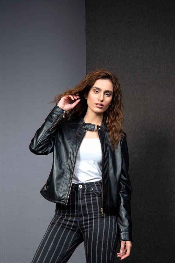 Vintage Biker Leather Jacket