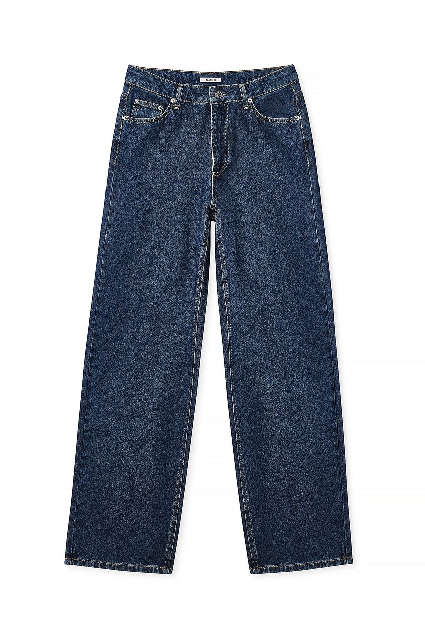 Women Loose Low Waist Long Jeans – Baggy Wide Leg Low-Rise Denim for Pakistan | DENIMS