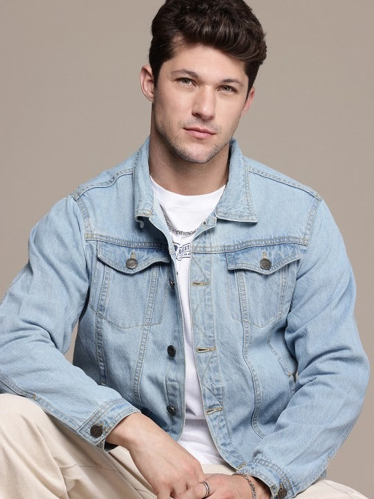 The Life Co. Pure Cotton Denim Jacket – Breathable Everyday Outerwear for Men in Pakistan | DENIMS