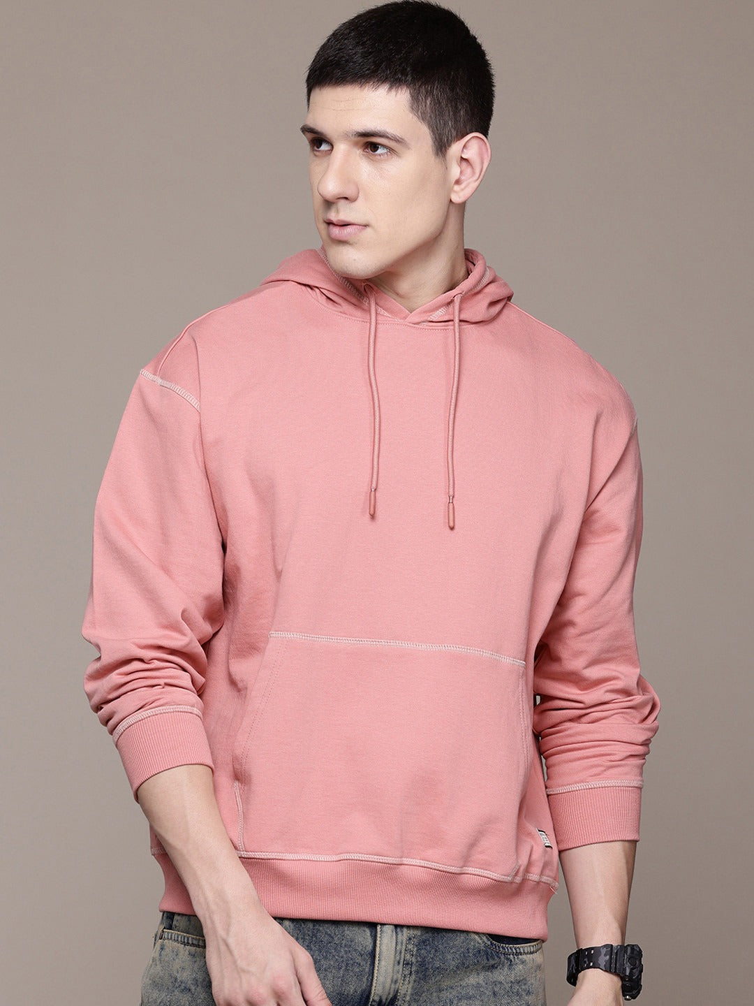 The Lifestyle Co. Relaxed Fit Hooded Sweatshirt – Stylish Cotton Hoodie for Men in Pakistan