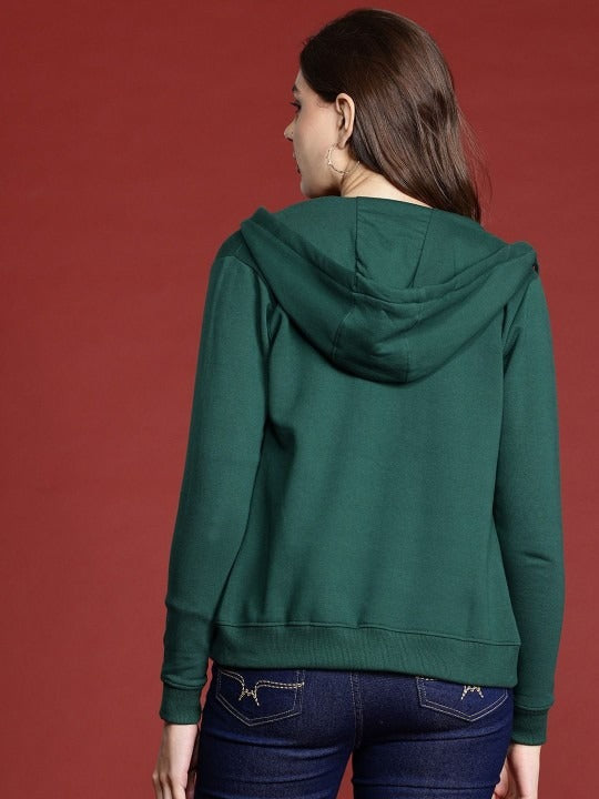 The Lifestyle Co. Women Hooded Front-Open Zipper — Full-Zip Hoodie with Kangaroo Pocket | Pakistan