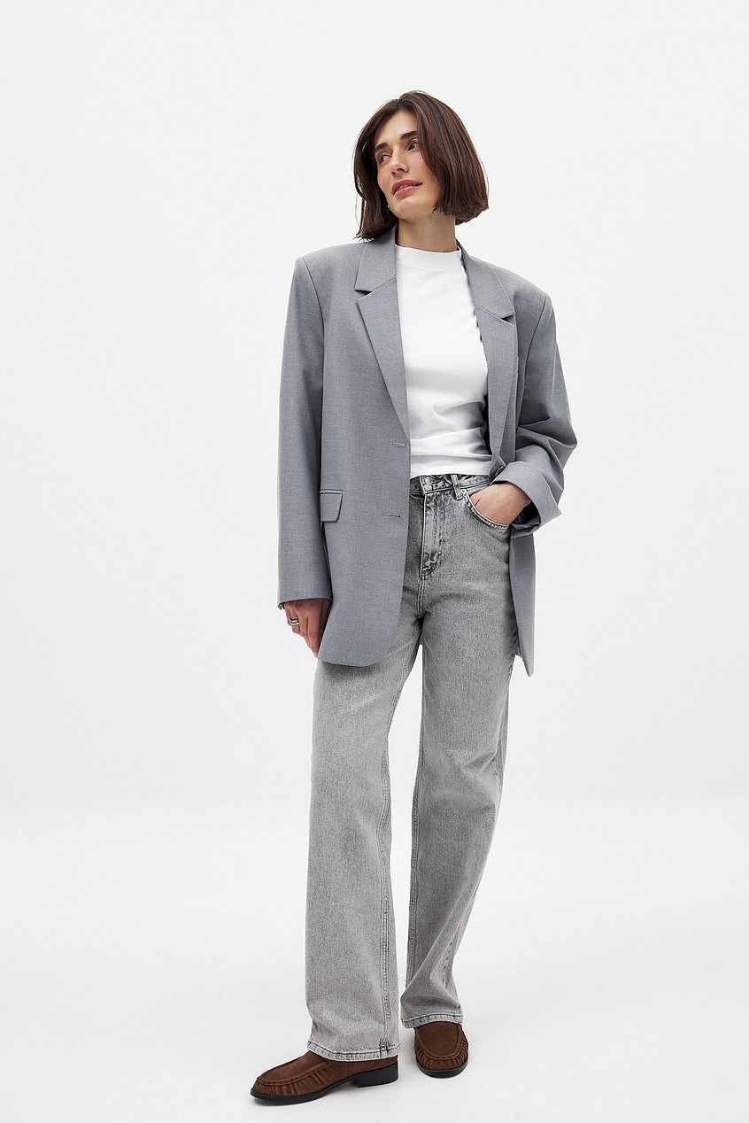 Women Straight High Waist Jeans – Classic High-Rise Straight Leg Denim for Pakistani Women | DENIMS