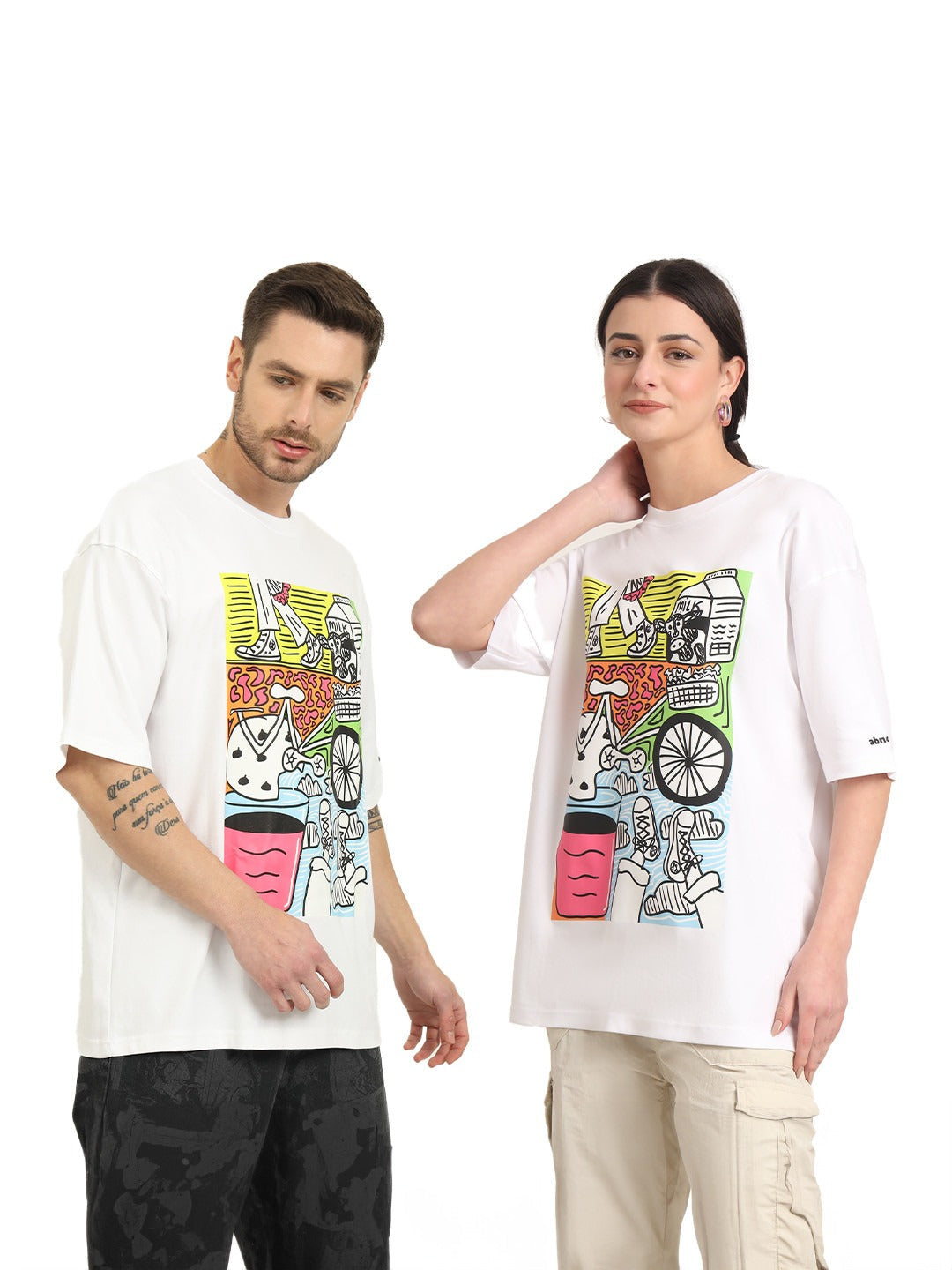 Unisex Milky Day Graphic Printed T-Shirt in Pakistan | DENIMS