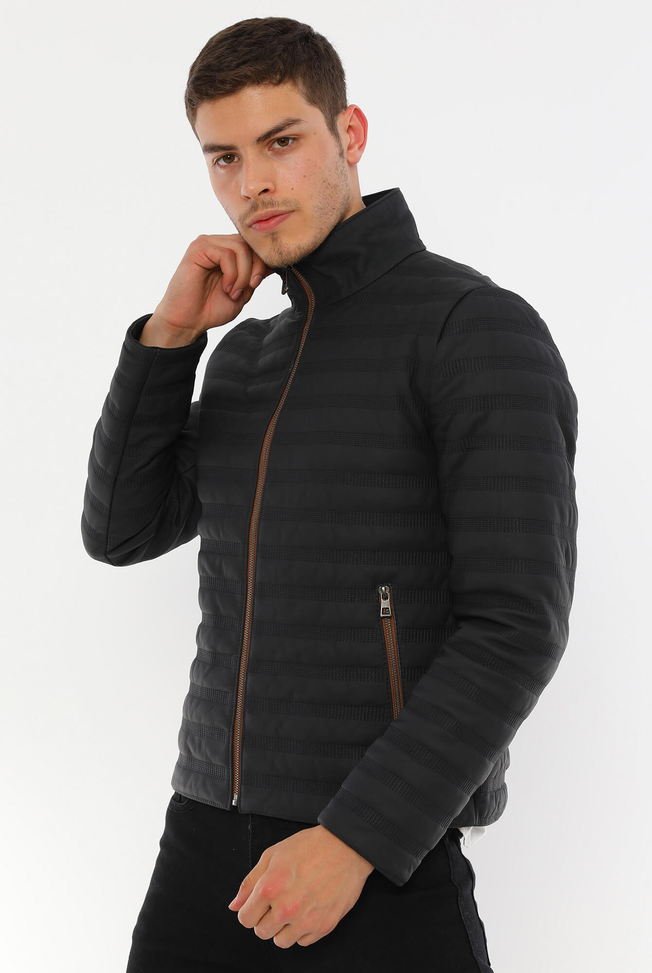 Elvis Mat Black Genuine Leather Jacket