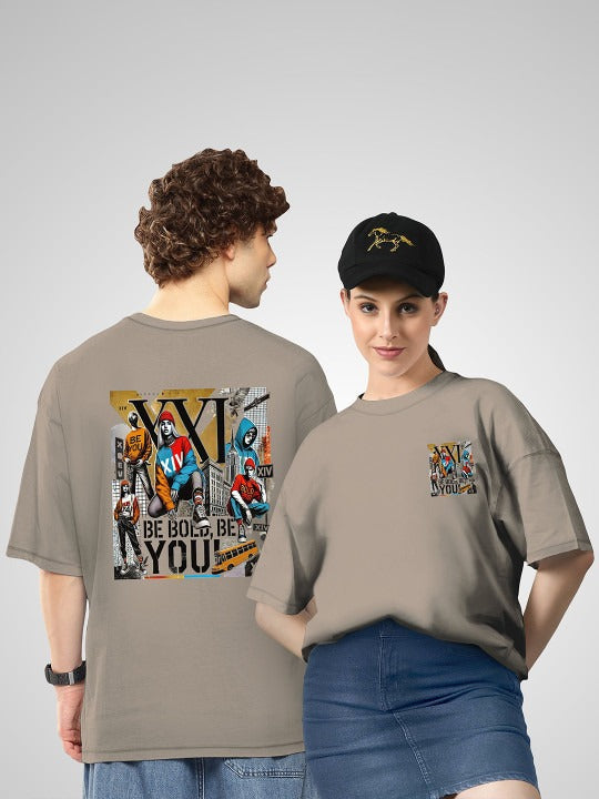 Unisex Twistform Twinny Zone Pack of 2 GoodBad Printed Cotton Oversized T-Shirts in Pakistan | DENIMS