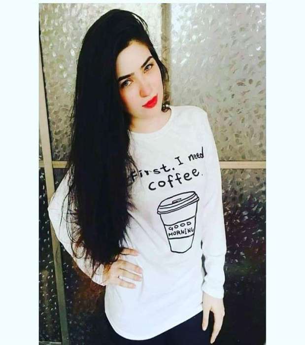 White I Need Coffee Full Sleeves T.shirt