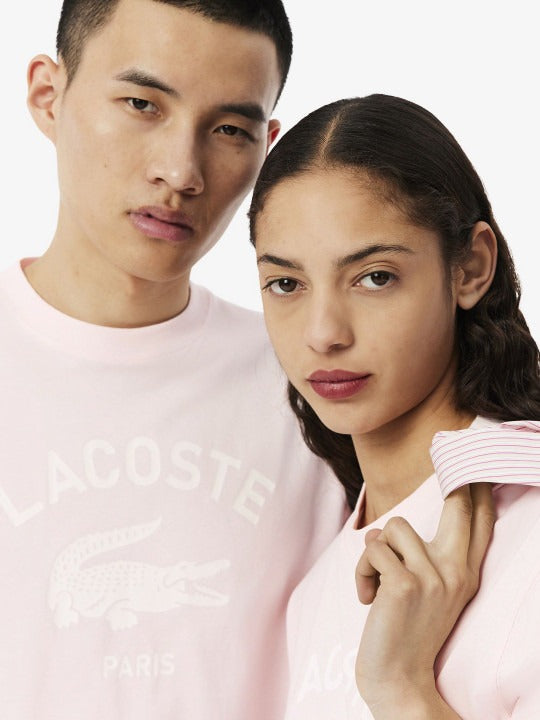 Unisex Typography Printed Round Neck Cotton T-Shirt – Trendy Oversized Streetwear for Men & Women in Pakistan | DENIMS