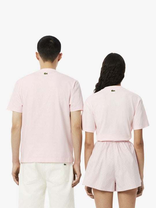 Unisex Typography Printed Round Neck Cotton T-Shirt – Trendy Oversized Streetwear for Men & Women in Pakistan | DENIMS