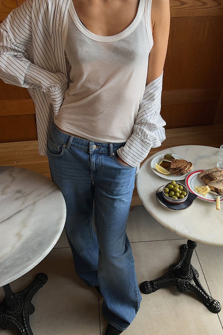 Women Low Waist Wide Leg Denim – Low-Rise Wide Leg Baggy Jeans for Pakistani Streetwear | DENIMS