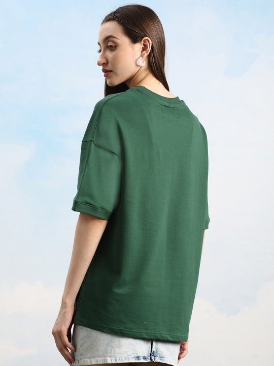 Dillinger Unisex Drop Shoulder Terry Cotton Oversized T-Shirt – Trendy Streetwear for Men & Women in Pakistan | DENIMS