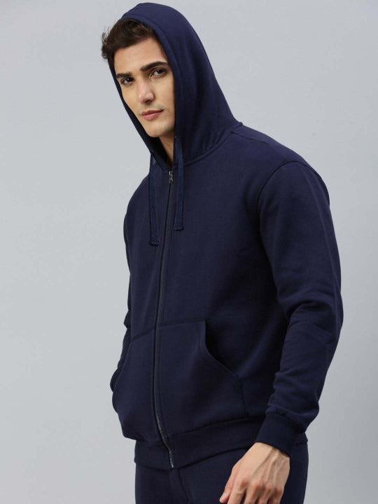Men Hooded Front-Open Therma-Fit Sweatshirt – Warm Winter Zipper Hoodie for Men in Pakistan | DENIMS