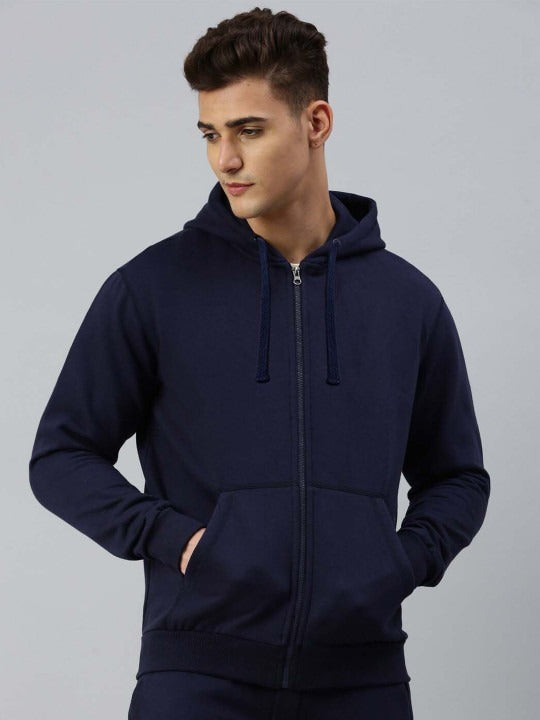 Men Hooded Front-Open Therma-Fit Sweatshirt – Warm Winter Zipper Hoodie for Men in Pakistan | DENIMS