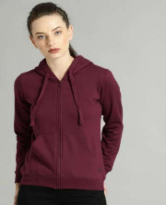 Tazmikh jEE Winter Collection Fleece Zipper Hoodie for Women