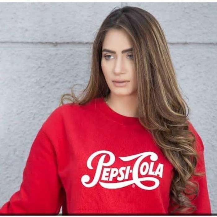Red Pepsi Printed Sweatshirt For Women