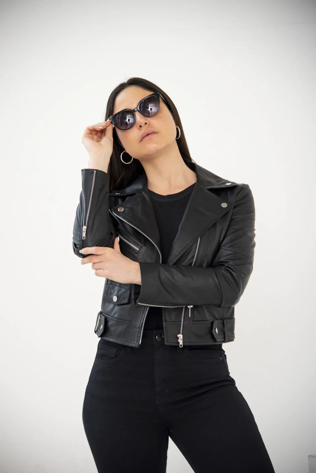Vortex Shadow Women Biker Jacket