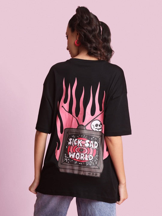 Men Typography Printed Round Neck Cotton T-shirt – Trendy Casual Wear in Pakistan | DENIMS