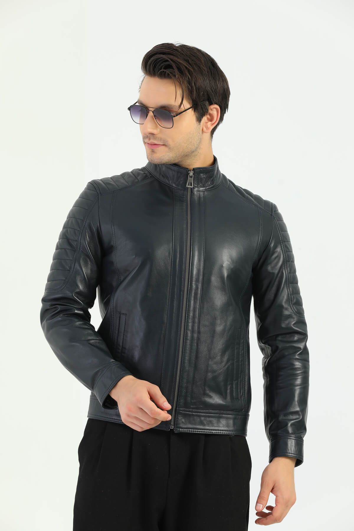 Ace Glasgow Black Men's Leather Jacket