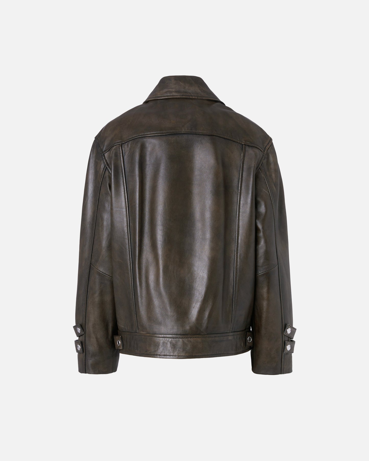 Vintage-Style Women's Leather Jacket